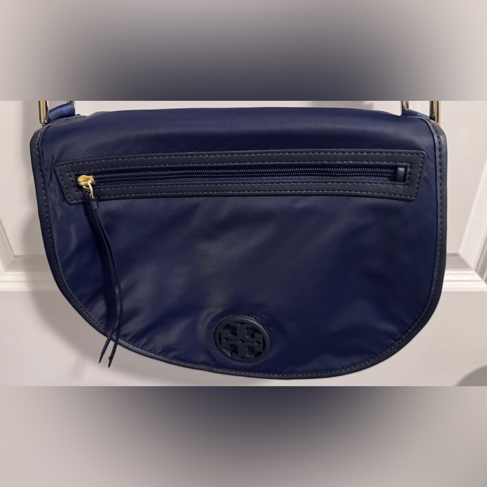 Tory Burch Navy Nylon Bag